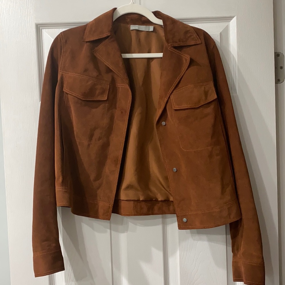 NWOT Vince suede leather jacket